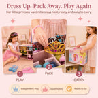 Meland Princess Dress Up Set for Girl Age 3-6 with Her First Heels & Skirts