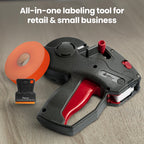Monarch 1131 Labeler Starter Kit: Includes Price Gun, 10,000 Fluorescent Red Labels, and Preloaded Inker