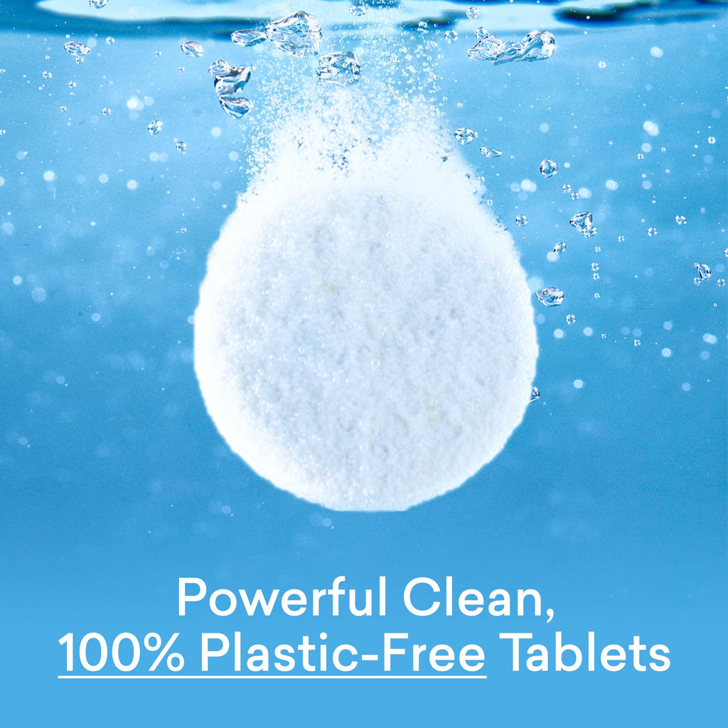 BLUELAND Toilet Bowl Cleaner Tablets, 14 Count (Pack of 2), Lemon Cedar, Plastic-Free, No Harsh Chemicals, Plant-Based, Septic-Safe, Removes Lime, Rust, Hard Water and Toilet Ring Stains