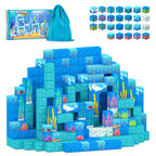 KKQ Magnetic Blocks - 150PCS Magnetic Building Blocks for Toddlers,STEM Sensory Toy for 3 4 5 6 7 8-13 Year Old Boys Girls,Kids Birthday Gifts