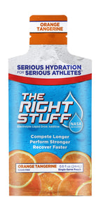 The Right Stuff electrolyte drink concentrate - 10 Pouch Box - Orange Tangerine