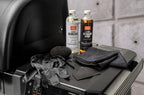 Traeger Grills Deep Cleaning Kit - Exterior Detailing Spray (16oz), Foaming Degreaser (16oz), Grill Scraper & Pad, Microfiber Towels, Nitrile Gloves - Tools for cleaning Grill, Smoker, Oven, Griddle