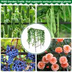 PKBD Tall Garden Arch Trellis for Climbing Plants Outdoor