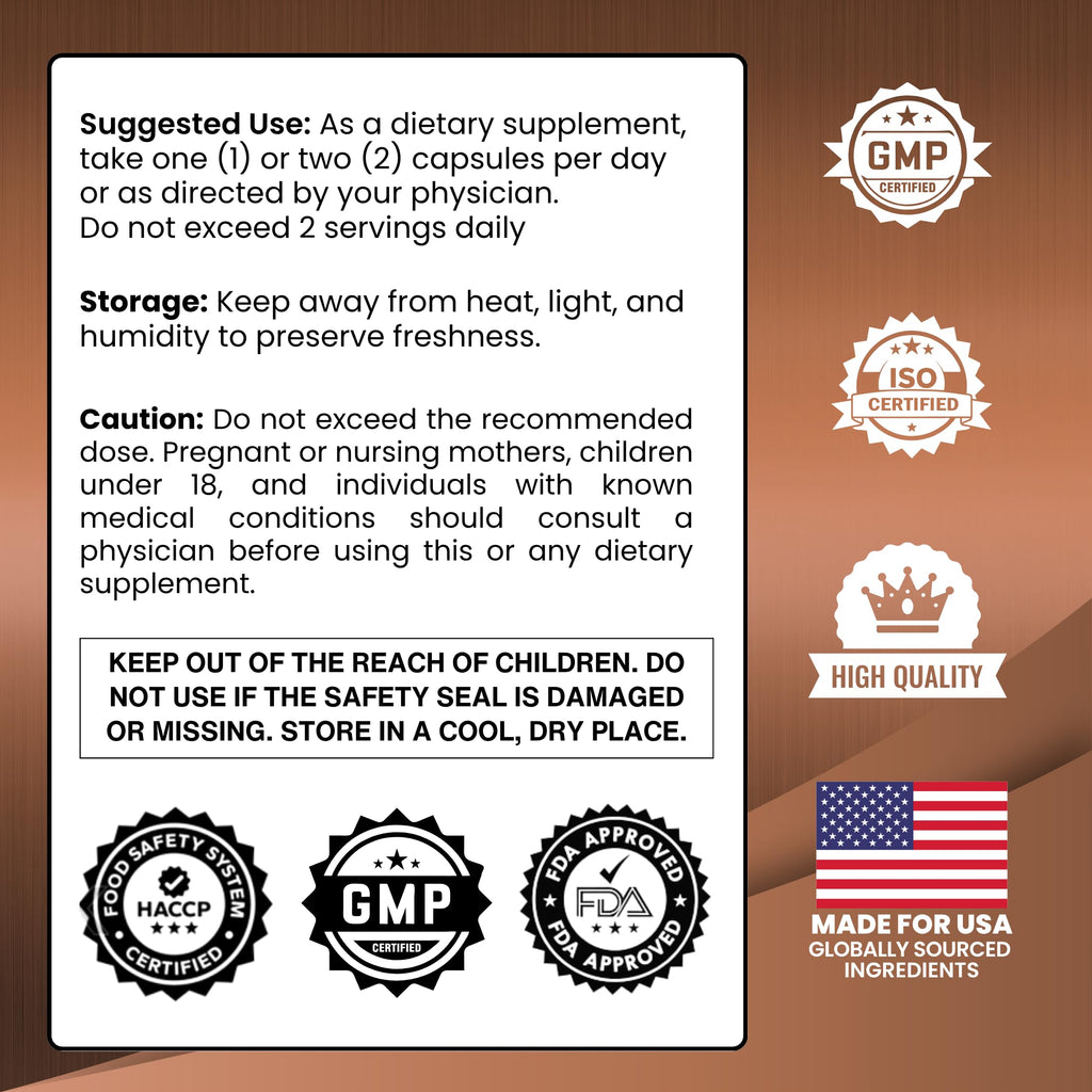 Original Core Strength Advanced Pills Capsule, Advance Premium Formula, Natural Ingredients for Overall Health & Balanced Healthy Lifestyle | 60 Capsules Each Bottle (Pack of 5)