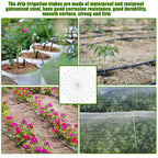 100Pcs Irrigation Drip Tubing Landscape Staples 5 Inch Garden Stakes