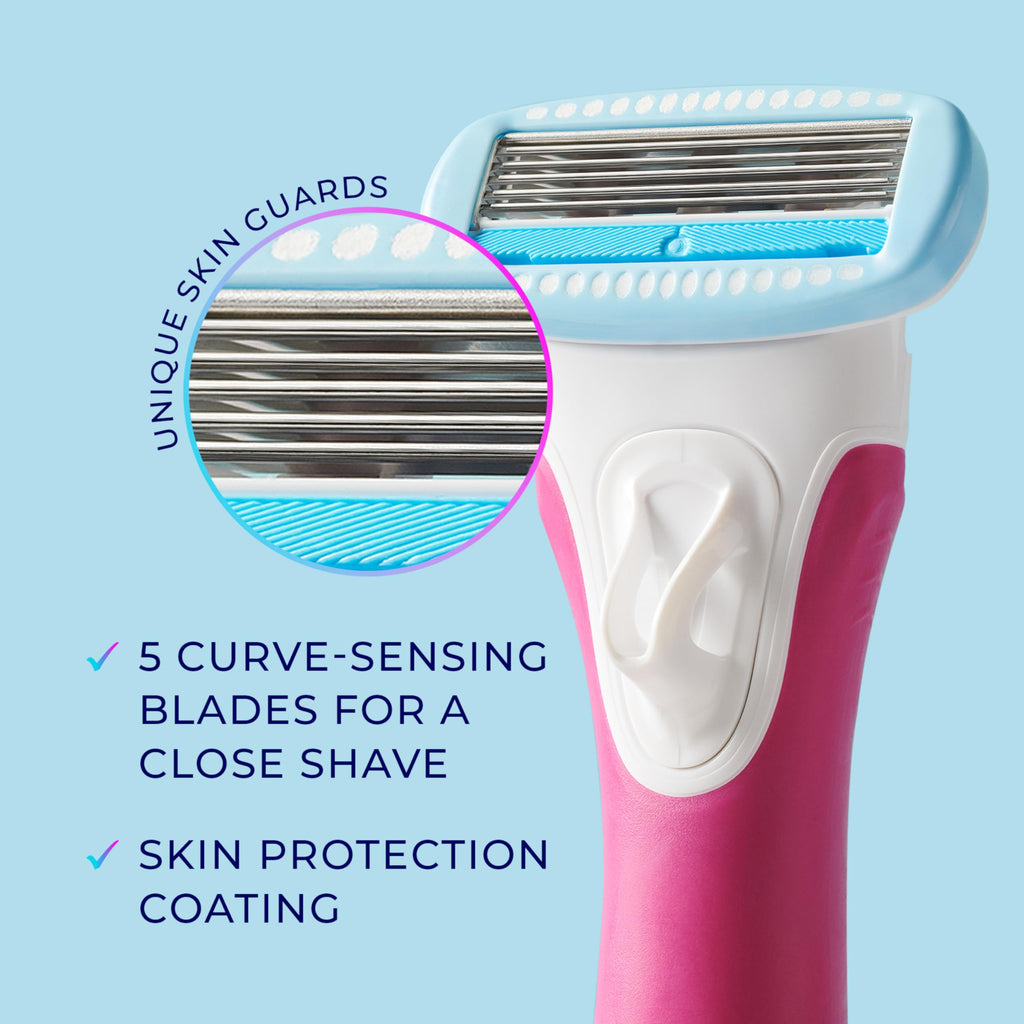 Schick Hydro Silk TrimStyle 2in1 Bikini Trimmer & Razor, Handle & 3 Refills