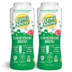 Lemi Shine Natural Dish Detergent Booster - Hard Water Stain Remover - Multi-Use Citric Acid Cleaner - 24 oz (2 Pack)