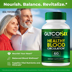Glyconix Blood Optimizer Capsules, Official Glyconix Advanced Blood Formula Supplement Pills - Maximum Strength, All Natural Healthy Circulation & Stable Levels, Glyco Nix Health Reviews (3 Pack)