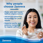 CalmCo Zenreva, Pure Saffron Extract, Non-GMO Vegan Capsules, 30 Count