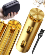 Vintage Za Roller, Za Wheel Roller, 2025 New Pure Copper Roller Machine, Solid Brass Roller, Use with 70 mm Papers, Elegant and Luxurious Roller for Men and Women