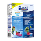 Mucinex Cold & Cough, Children's Multi-Symptom Day/Night Liquid, Very Berry, 8oz (2x4oz) Relieves Nasal & Chest Congestion, Thins & Loosens Mucus, Controls Cough, Reduces Fever, Soothes Sore Throat