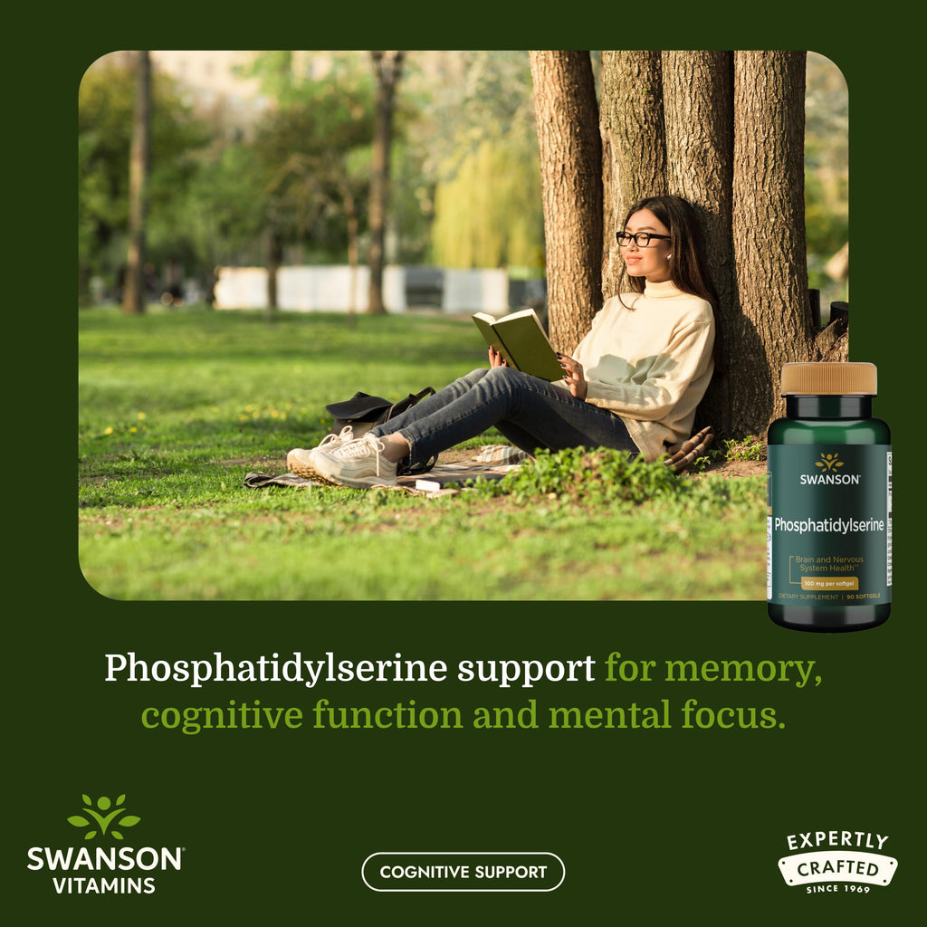 Swanson Phosphatidylserine 100 Milligrams 90 Sgels