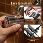 Ufree Electric Foil Shaver and Beard Trimmer Men, Electric Shavers Razor Hair Clippers for Mens Rechargeable Cordless, Mens Grooming Kit with 4 Guards, Close Shave, Gifts for Men