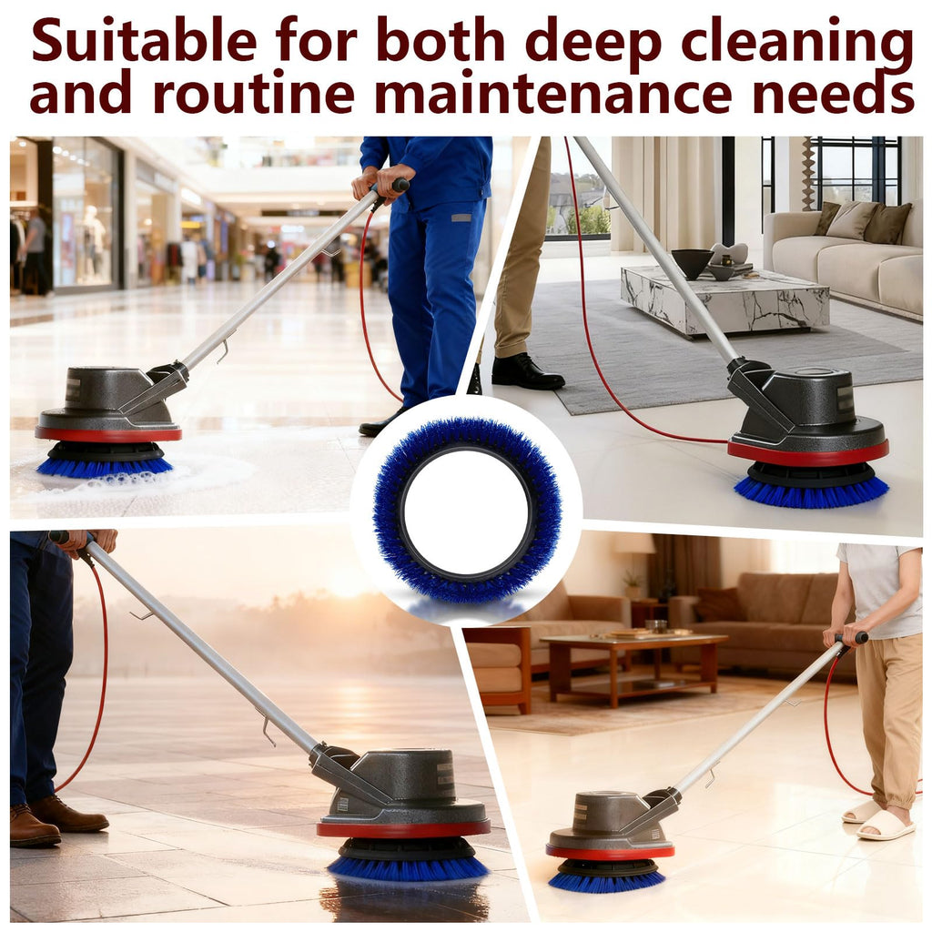 237058 Blue Crimped Polypropylene Scrub Orbiter Brush for Oreck Bissell