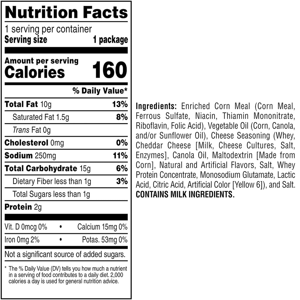 Cheetos Crunchy Cheese Flavored Snacks, Gluten Free, 1 Ounce Single Serve Bags (Pack of 40)