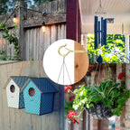 50 PCS Screw Hooks for Outdoor String Lights, Q Hangers String Light Hooks