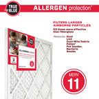 True Blue 324241.4 Allergen 24-Inch by 24-Inch by 1-Inch Air Filter, 4-Pack