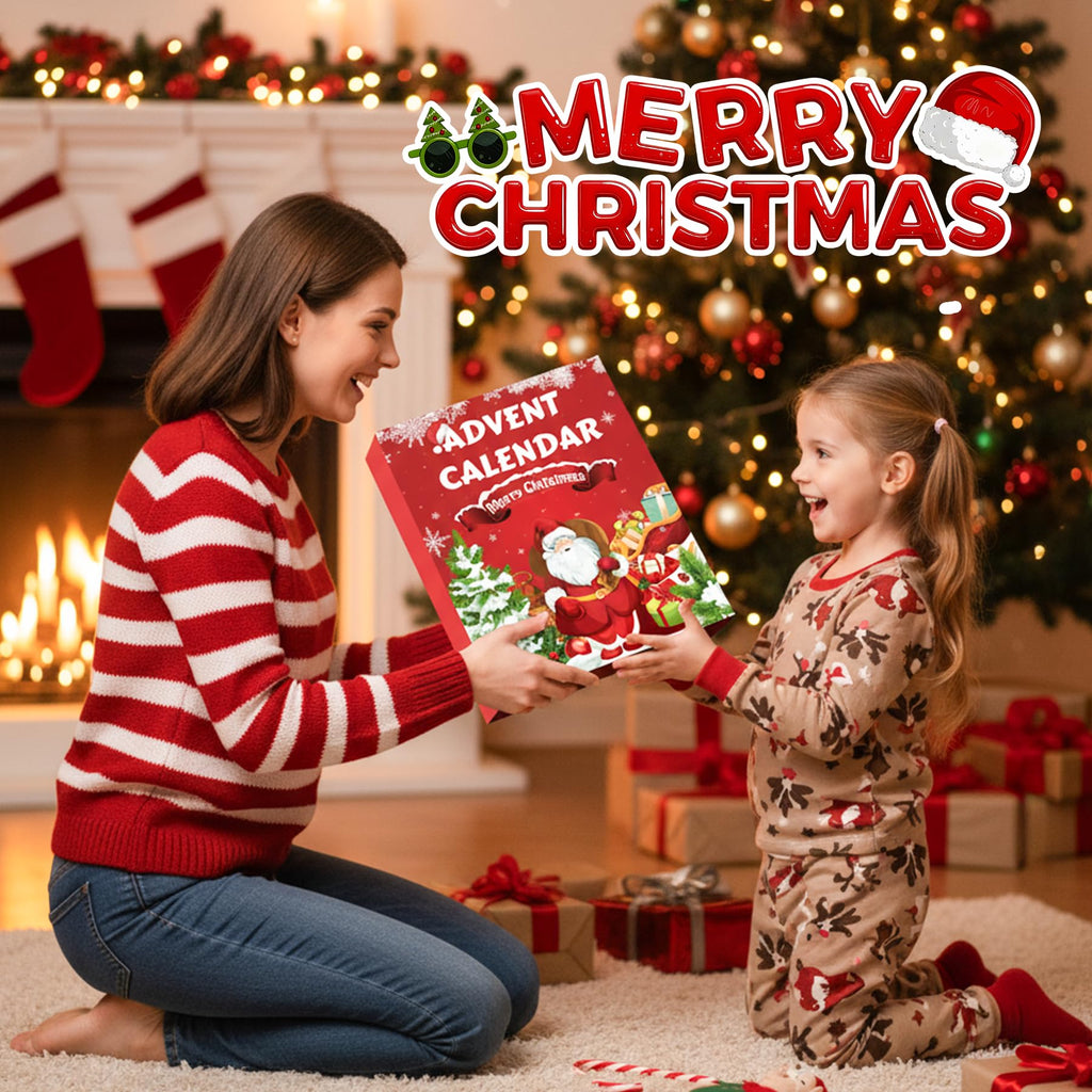 Squishy Advent Calendar 2026, Fidget Christmas Countdown Calendar, 24 Days of Surprises Squishy Toys Box, Xmas Toys for Sock Stuffing & Christmas Gift