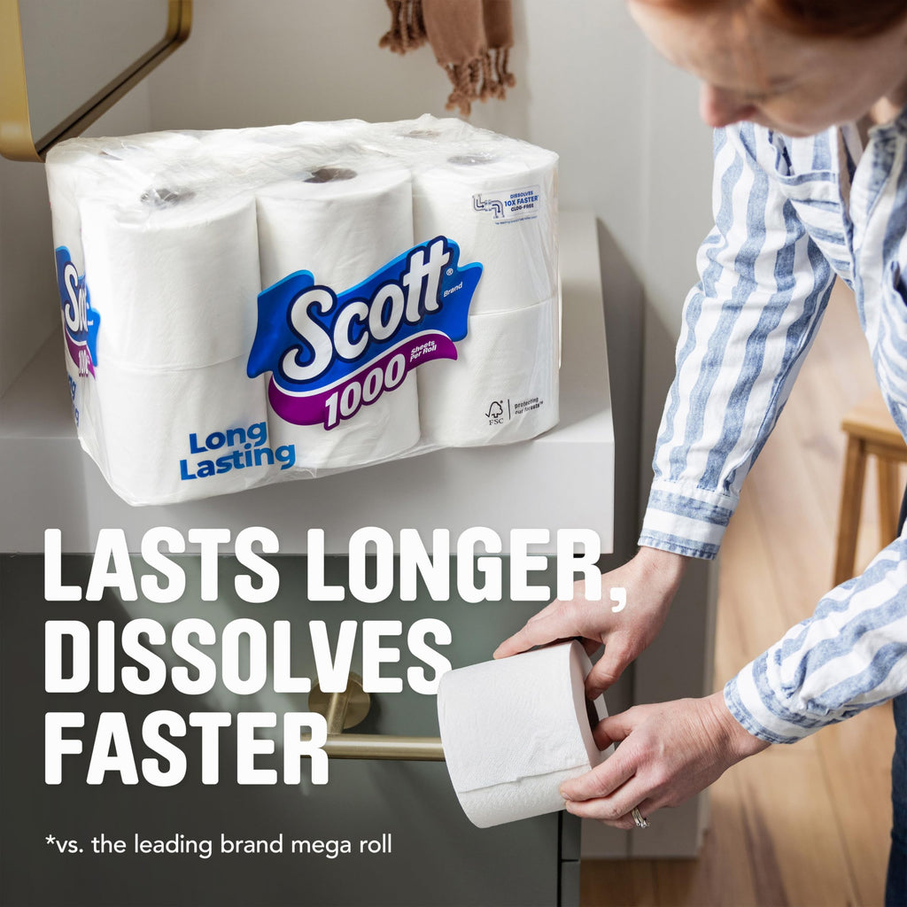 Scott, Scott Bath Tissue 8 Roll, 8 Count