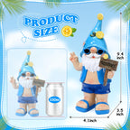 Garden Summer Gnomes Statue Coastal Decor for Outdoor Beach Gift for Women