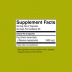 Nature's Sunshine Pau D’ Arco, 100 Capsules | Supports the Immune System, Provides Antioxidants, and Assists the Natural Detoxification Process