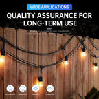 YingYa BIS 246FT Black Vinyl Coated 304 Stainless Steel Wire Rope Cable Kit – Heavy Duty Outdoor String Light Hanging Guide Wire with M5 Turnbuckle for Patio, Garden, Christmas Lights