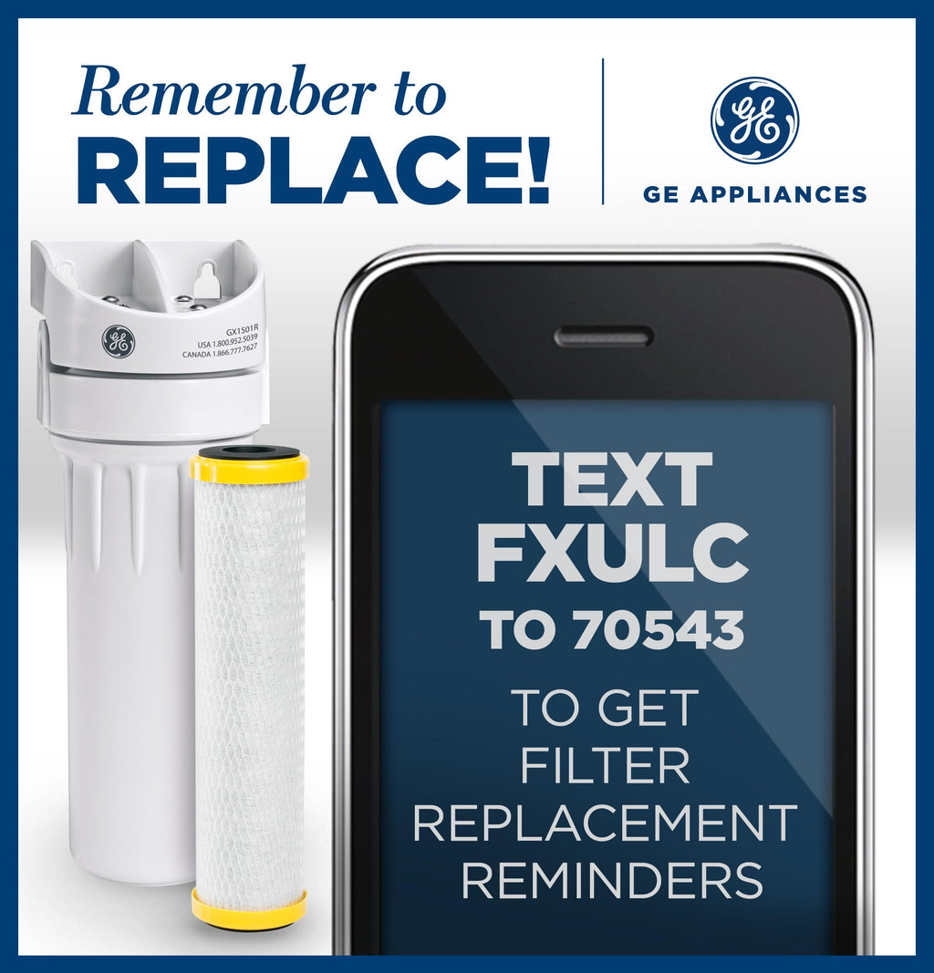 GE Advanced Single Stage Drinking Water System Replacement Filter, Fits ...