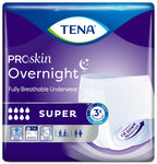 TENA ProSkin Overnight™ Super Protective Incontinence Underwear, Heavy Absorbency, Unisex, Medium, (56 Total - 4 Packs)