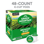 Green Mountain Breakfast Blend Coffee, K-Cup Pods, 48 Count