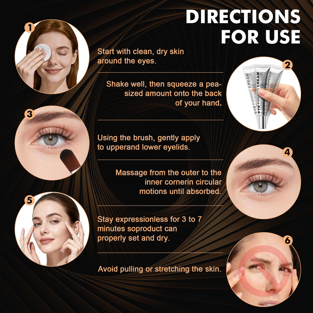KKP Perfection Eye Tightener with Brush, Instant Firming Formula #526589 (20ML)