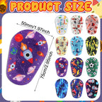 120 Pcs Adhesive Eye Patches for Kids Boys, 12 Styles Eye Patches Cute Boys Toddler Patch Bandages