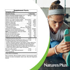 NaturesPlus Hema-Plex Iron - 60 Slow-Release Tablets - 85 mg Chelated Iron - Total Blood Health - With Vitamin C & Bioflavonoids - Non GMO, Vegetarian & Gluten Free - 60 Servings