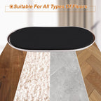Large Furniture Sliders for Carpet & Hardwood Floors, 8 PCS 9-1/2" x 5-3/4" Oval Reusable Heavy Duty Furniture Movers Sliders, Easily and Safely Move Any Item, Beige