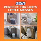 Hefty Flap Tie Small Trash Bags - Clean Burst, 26 Count, Pack of 12