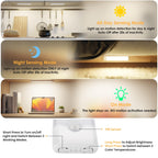 YLXS 5-Pack Motion Sensor Under Cabinet Light, 3 Color Temperature Dimmable Rechargeable Magnetic Closet Light 7.9 inch Wireless Under Counter Light