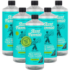 Aunt Fannie's Ultra Concentrated Floor Cleaner Vinegar Wash, Multi-Surface Solution For Mopping, Makes 16 Gallons, Eucalyptus Scent, 32 oz. (Pack of 6)