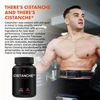 Humanx Cistanche+ 550MG (Cistanche Tubulosa Extract Powder for Men) USA Made - Easy to Swallow Capsules - Powerful Supplement to Support Athletic Performance, Strength, & Vitality