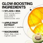 Pacifica Glow Baby Brightening Peel Pads 10% AHA + BHA Exfoliating Face Pads for Glowing Skin Resurfacing Glycolic Acid & Salicylic Acid Pad to Smooth Texture & Minimize Pores Fragrance Free 60 Count
