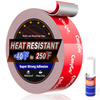 Cosygo Double Sided Tape Heavy Duty, 15FT Outdoor Heat Resistant Automotive Waterproof Mounting Tape, 1.2In Width Super Strong Adhesion Foam Tape
