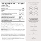 JSHealth Hair Growth Supplement for Men. Kelp Iodine, Zinc, Siberian Ginseng, Ginkgo. Supports Hair, Healthy Hormone Levels, Energy, Stamina. Nutritionist-Formulated (60 Tablets)