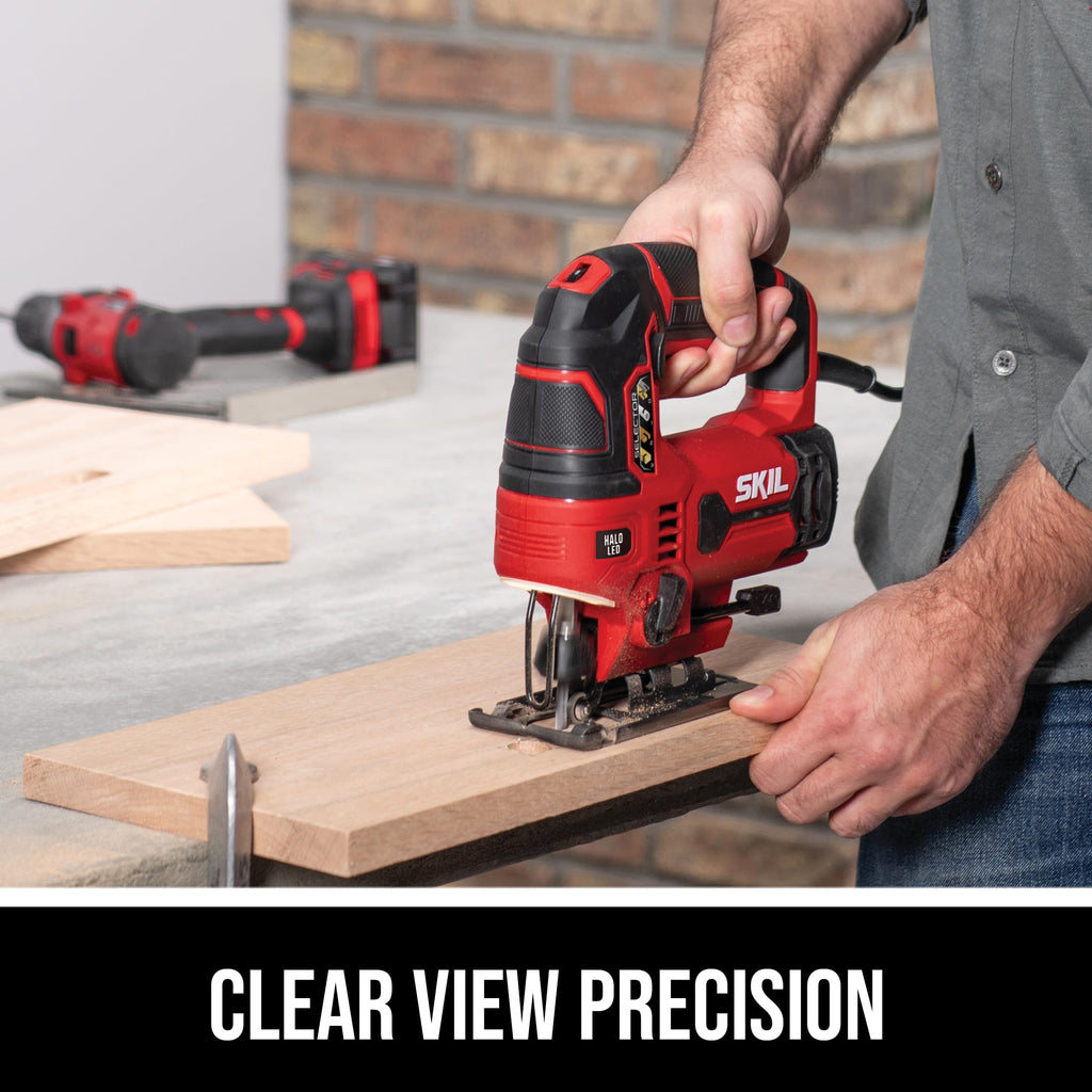 SKIL 6 Amp Corded Jig Saw with Tool-Free Blade Change - JS314901