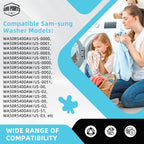 [New Upgraded] WA50R5200AW WA50R5400AV WA50R5400AW WA400PJHDWR Washer Suspension Rods Fit for Sam-sung Washer, Replace DC97-16350C DC97-16350E DC97-05280W DC97-16350U DC97-16350J/S by AMI PARTS