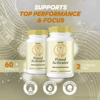 (3 Pack) Pineal Activator Capsules ��� Natural Pineal Gland Support for Clarity, Focus, Memory Sharpness and Restful Balance | PinealActivator Easy-to-Take Daily Pills, Original Formula (180 Capsules)