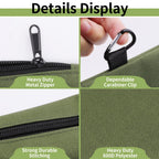 6 Pack Tool Bag Zipper Pouch, Premium Tool Pouch, Utility Storage Organizer