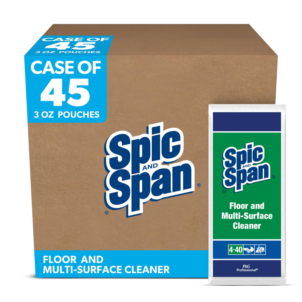 Spic and Span Floor & Multi-Surface Cleaner, Liquid Packets (3 oz, 45 pack)