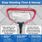 ProTuff 13" Spa Silt Net for PROS – “490 Promise” Unlimited, Unconditional Replacement - Heavy Duty Ultra Fine Mesh Silt & Sand Skimmer Cleans 3X Faster Than Vacuum - 13 inch Leaf Rake Bag for Pollen