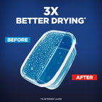 Finish Jet-Dry Dishwasher Rinse Aid, Compatible with Dishwasher Detergent, Prevents Spots & Residues, Dries, Shine & Protects, 23 oz, 225 Washes. (Pack of 3)