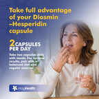 MagHealth Diosmin Hesperidin 1000mg - MPFF Micronized Formula, 900mg Diosmin + 100mg Hesperidin per Serving | Vein Support, Leg Circulation & Blood Flow Supplement | 60 Capsules, Non-GMO, Gluten Free