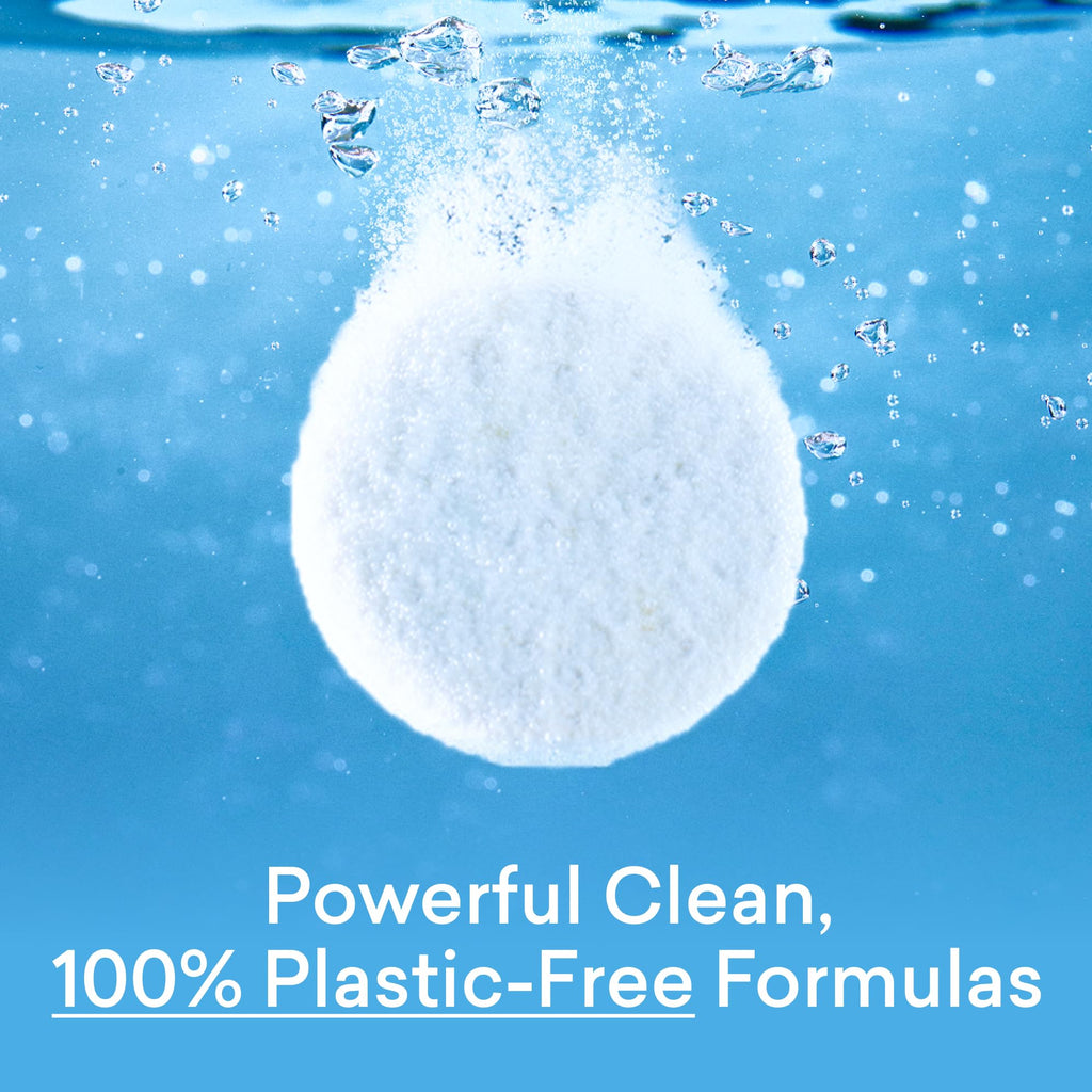 BLUELAND Laundry Essentials Kit, Spring Bloom - Plastic-Free Laundry Detergent Tablets, Oxi Booster, and Reuseable Natural Wool Dryer Balls