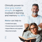 ELYSIUM Matter - 30 Servings - Brain Supplement for Memory and Focus Omega 3 Supplement + DHA - Vitamins to Support Brain Health and Memory